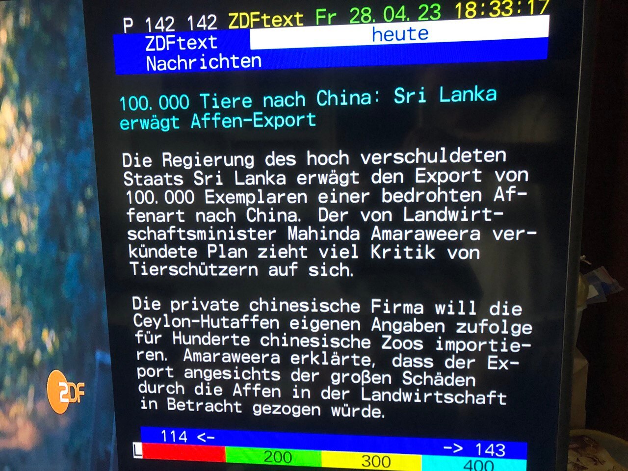 A Chińczycy jedzą podobno móżdżek z małpy żywcem, zaś rząd Sri Lanki zadłużony, jak rząd tzw. Polski...