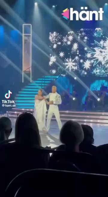 Crazy climate change protesters tried to crash a Swedish dance show and the camera guy swung the crane into them!