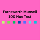 The Farnsworth Munsell 100 Hue Test is a standardized assessment tool used to evaluate an individual's color vision. Hue test consists of a set of colored caps