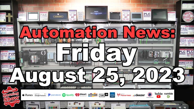 All of today's #Automation news covered this morning on the #AutomationMorningShow. 

NOTE - Please send in your comments for our #100th Episode coming in 