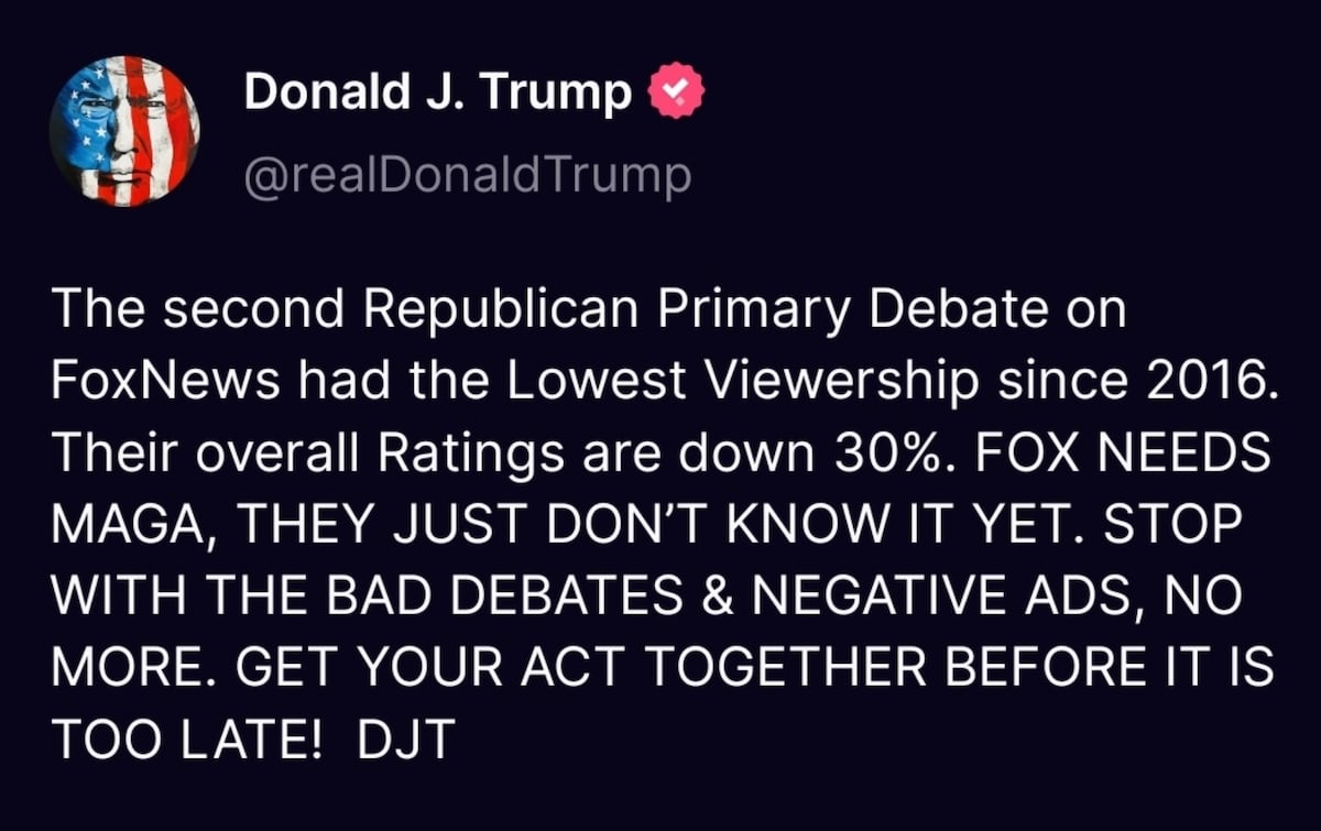 View il Donaldo Trumpo's post on GETTR. Join the discussion, share your thoughts, and connect with the community.