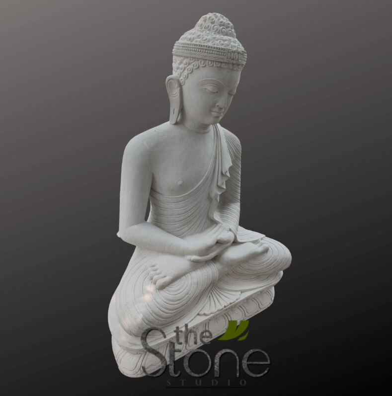 Elevate your space with the serene beauty of Buddha White Statues from The Stone Studio! 🗿✨ Immerse...