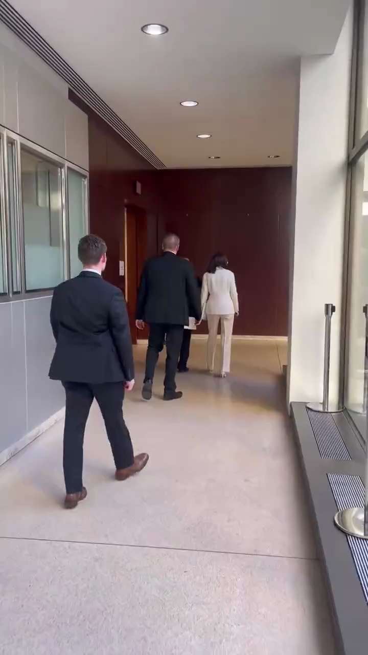 Hillary Clinton is teaching a class at Columbia University and it keeps getting disrupted by Pro-Pal...