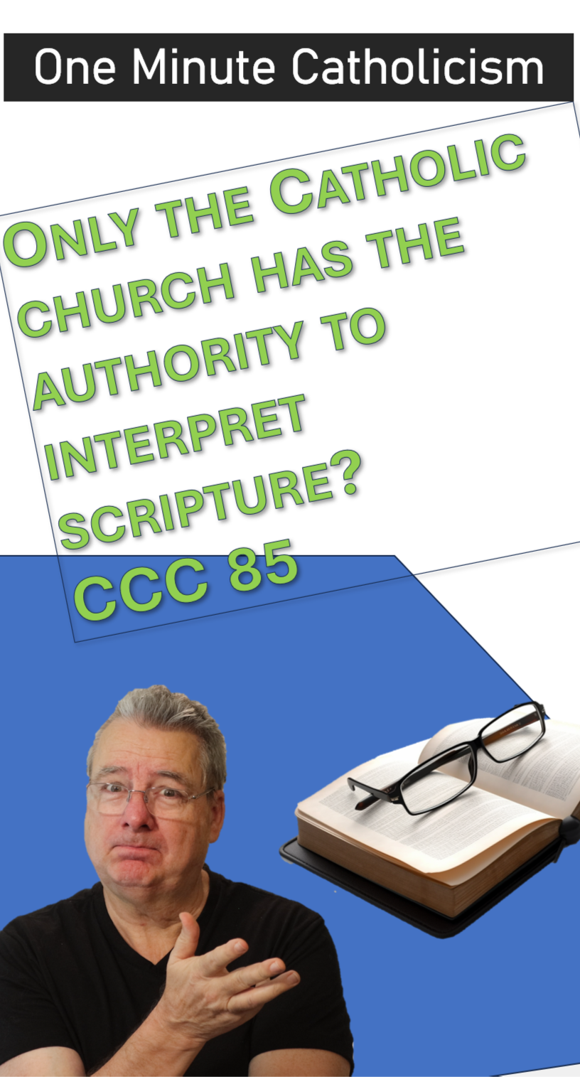 CARM.org on GETTR : CCC 85 Says only the Roman Catholic church has the ...