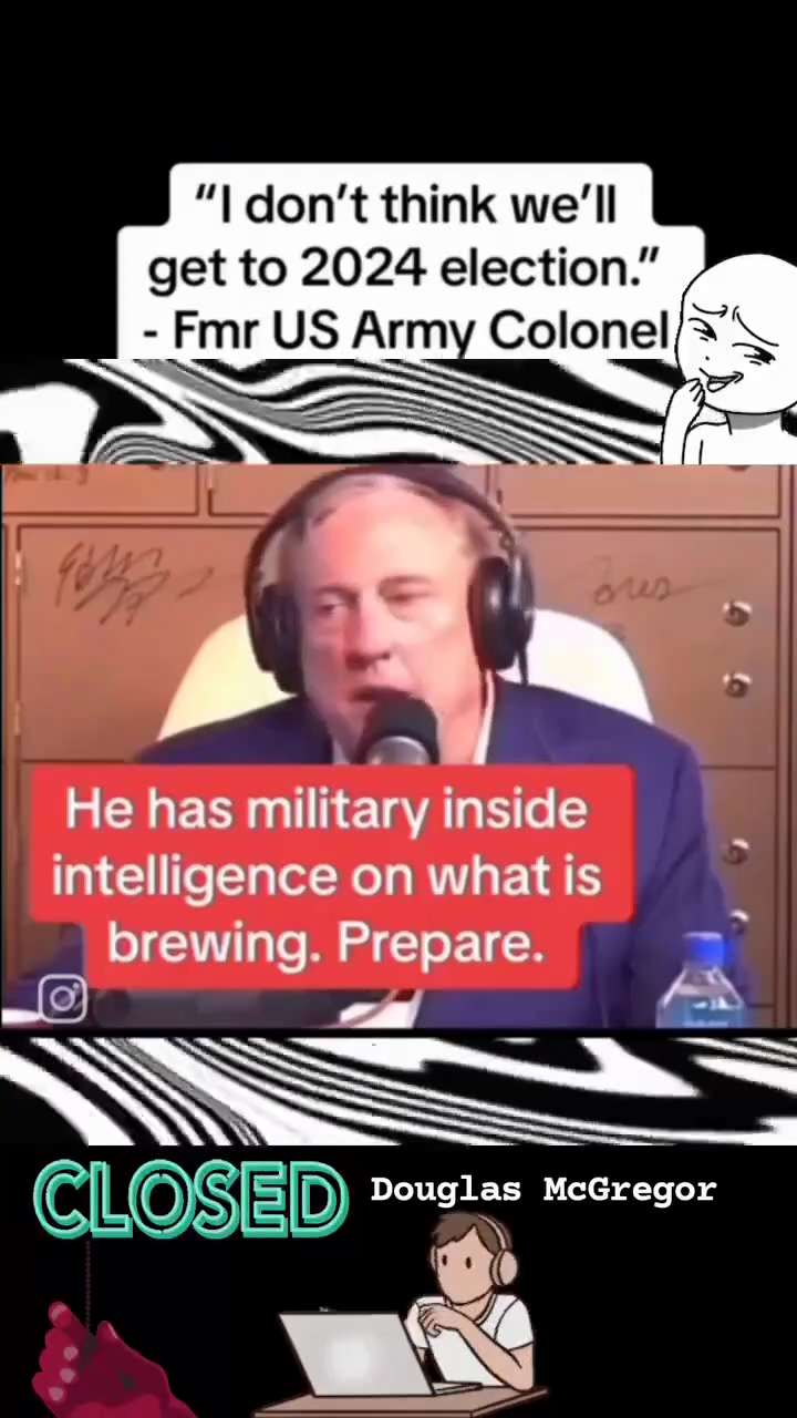 According to a former US Army Colonel, reaching the next US election in 2024 is uncertain due to potential mass blackouts, economic collapse, and food shortages.

The narrative may blame a 'cyber attack' as a scapegoat.