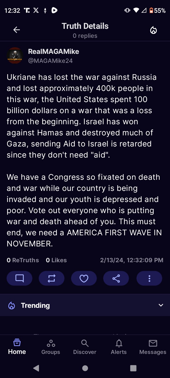 View Michael Algarin's post on GETTR. Join the discussion, share your thoughts, and connect with the community.