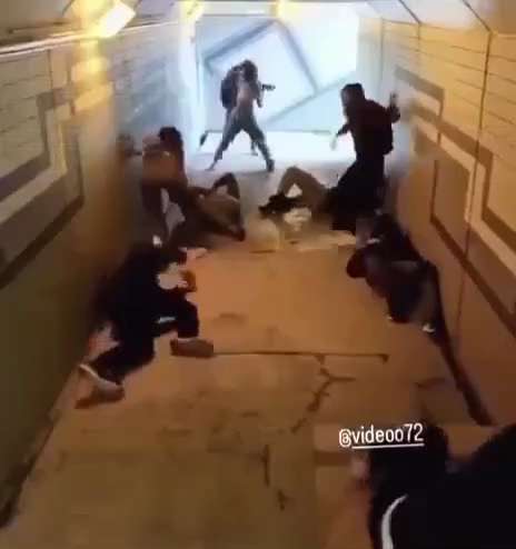 Some immigrants were on a walkway in the Paris metro to grope and touch girls.

It turned out that s...