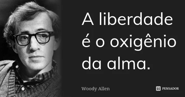 LIBERDADE  É HVHRL HONRA VERDADE HONESTIDADE RESPEITO 
SEM ESTES INGREDIENTES É ESCRAVATURA
 https:/...