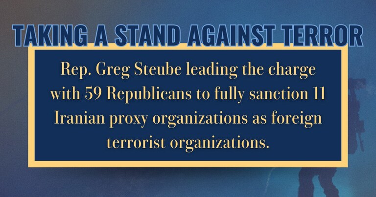 🚨 Taking a stand against Iranian terror!🚨

I led 59 of my House colleagues to fully sanction 11 Iranian proxies and designate these anti-America groups a