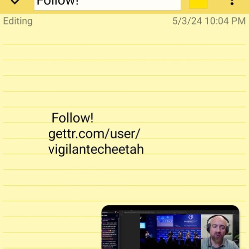 NEW GETTR
gettr.com/user/vigilantecheetah