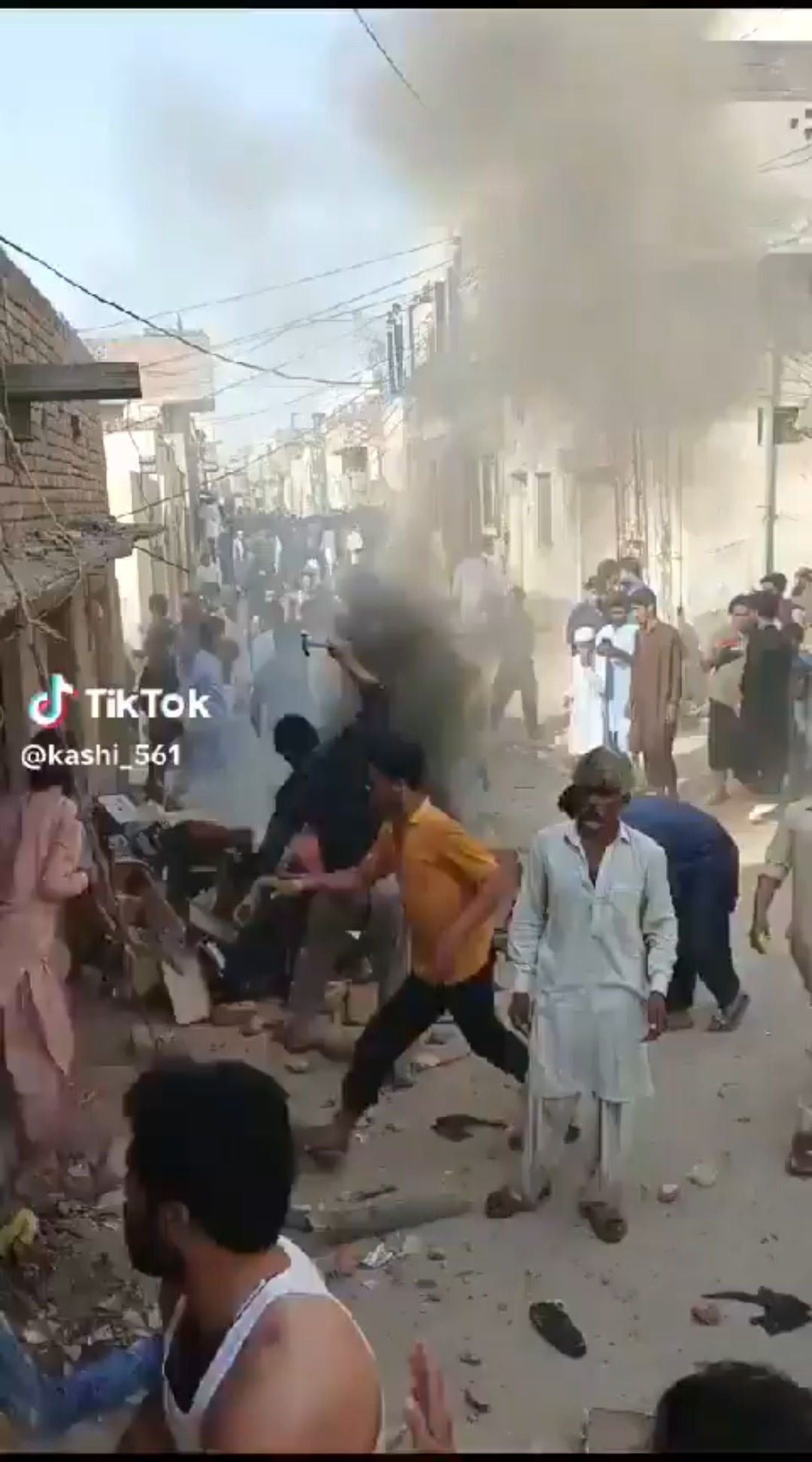 In Pakistan houses of Christians are set on fire. An old man was lynched alleging blasphemy & the wo...