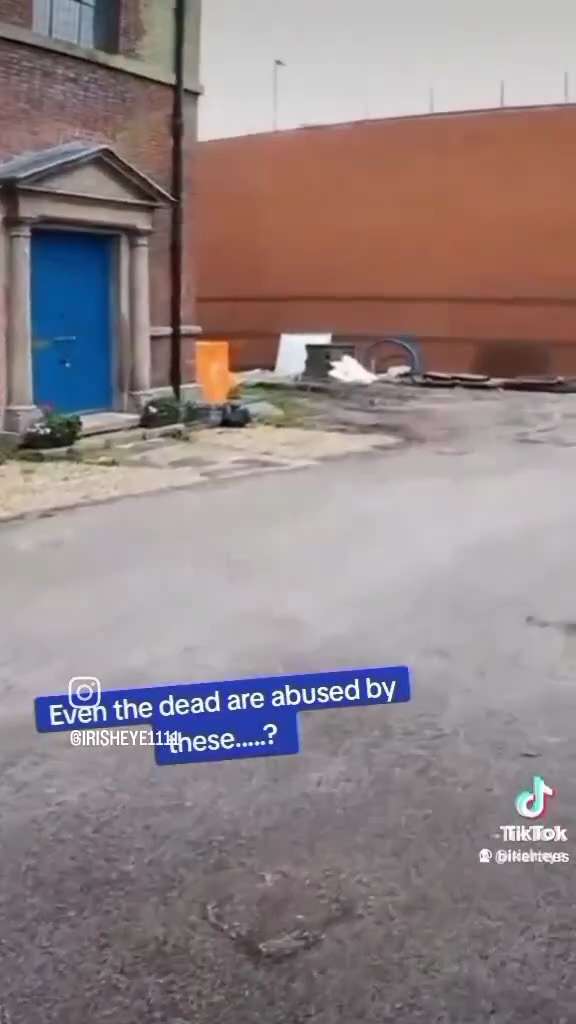 Stoke on trent Church gets converted into a mosque. 

They destroy the headstones, and cars now park...