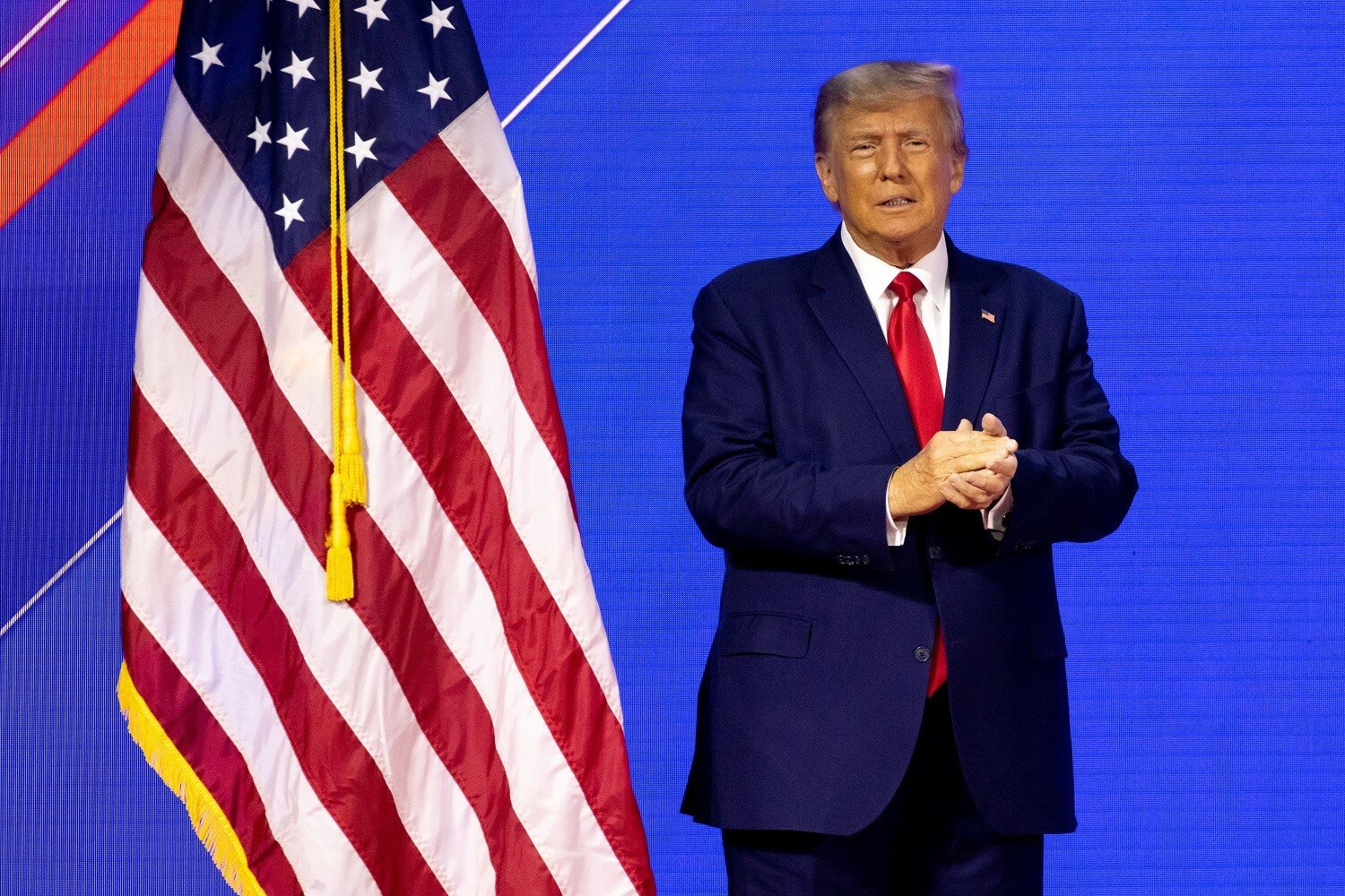 Despite the lawfare, trial, and vindictive conviction, I
stand with Trump!
