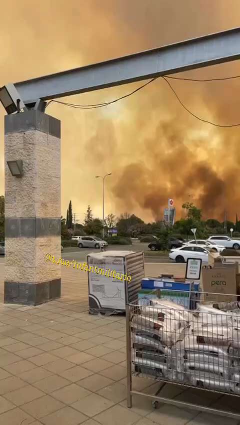 After the shelling of the Israeli town of Katzrin on the Golan Heights, fires broke out in the area. 
 https://x.com/vicktop55/status/1797454130270859734?t=S8AOX7Ud9T-uk8x8sSC_xg&s=19