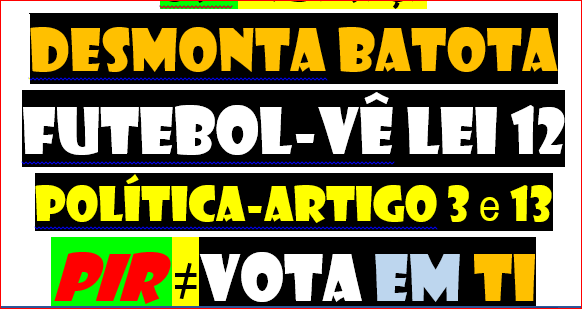 170624-Escolas propaganda? ifc-pir-Batoteiros em acção-2DQNPFNOA-HVHRL
https://verdade-rigor-honestidade-diferente.blogspot.com/2017/01/170117-escolas-de-futebol-badaladas-ou.html
UNIVERSO


PÉS NO CHÃO


FECHA OUVIDOS


ABRE OLHOS


DCLEAPG


https://gettr.com/post/p30uh73a81e


COM tanta treta dos


tretas tornei-me ateu


com excepção de DEUS


 


VOTA HVHRL EM TI ACABA


CORRUPÇÃO


NINGUÉM SUBORNA 10


MILHÕES


REGRAS DO JOGO


JURO


https://gettr.com/post/p30h676c2db
LEGALIDADE DEMOCRÁTICA
CANDIDATOS POR SORTEIO
TODOS 
IGUAIS PARA NÃO FICAR
REFÉM
VIOLAÇÃO DA CRP LEI
34/87
https://www.pgdlisboa.pt/leis/lei_mostra_articulado.php?nid=281&tabela=leis
EDD SÓ CONTARAM PARA
VOCÊ 
OQDS DITADURA
LIBERDADE
https://gettr.com/post/p31zj4o63bf
2DQNPFNOA
