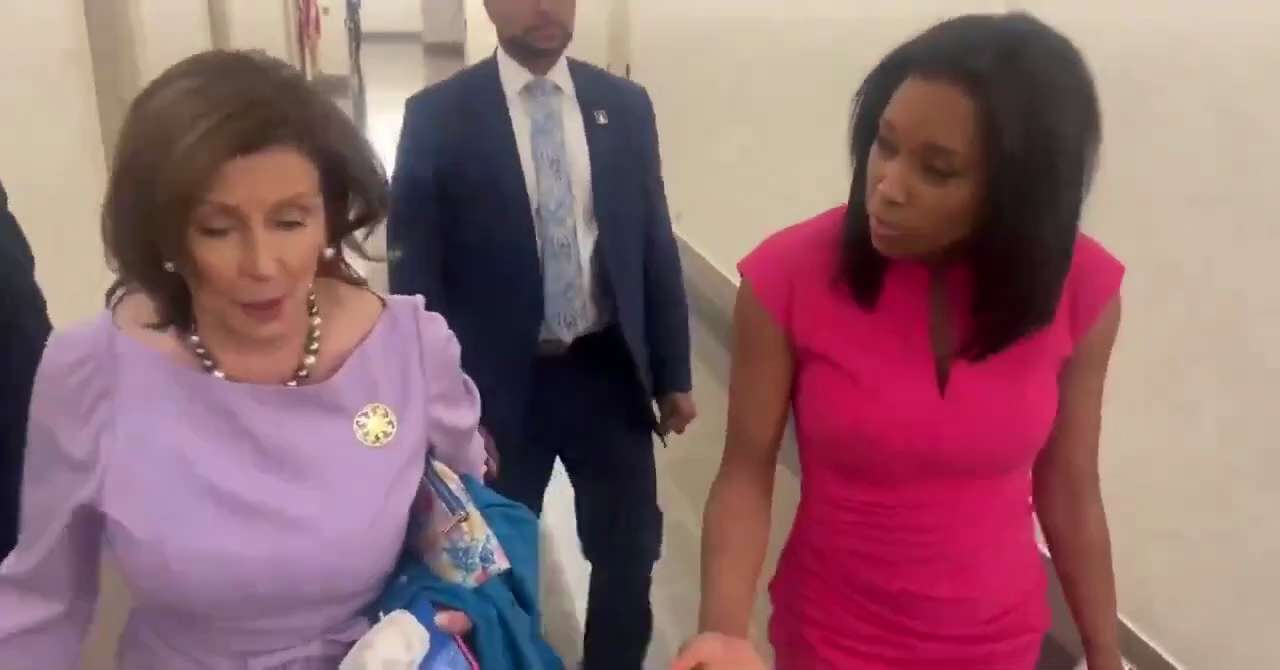 JUST IN: Nancy Pelosi loses her cool on ABC reporter Rachel Scott after being asked if President Bid...