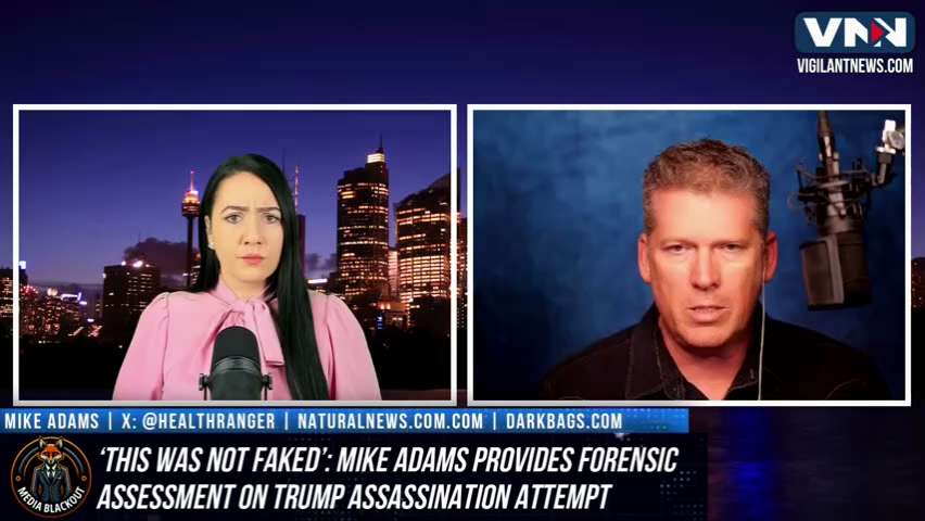 “This Was NOT Faked” – Mike Adams Delivers Forensic Assessment on Trump Assassination Attempt 

