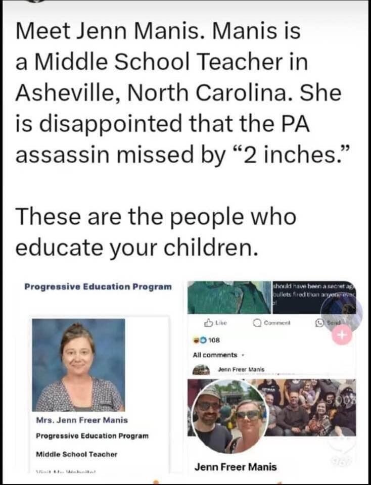 Hey Asheville, NC!
Get this nutjob FIRED!
😡
