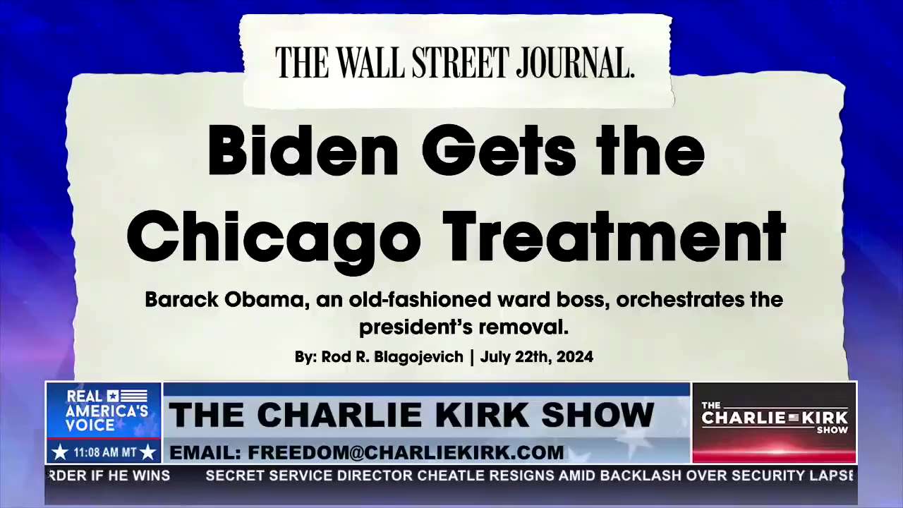 Biden Gets The "Classic Chicago" Treatment

Former Illinois Governor Rod Blagojevich says he believe...