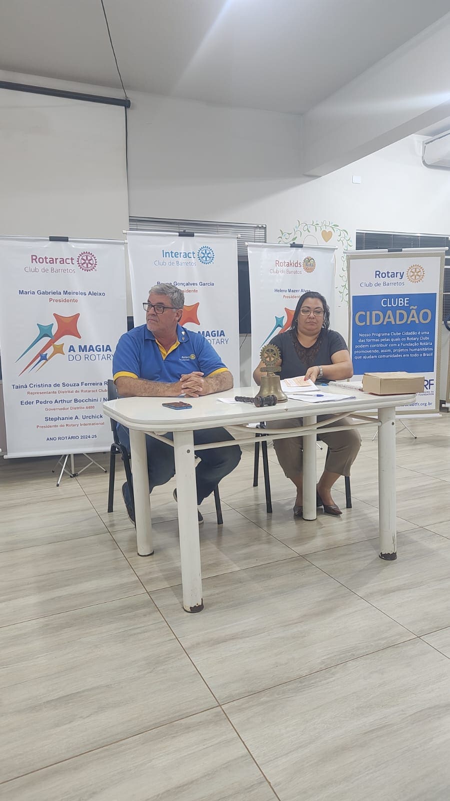 A reunião ordinária do Rotary Club de Barretos teve a presença do Rotaract, Interact e Rotakids, que...