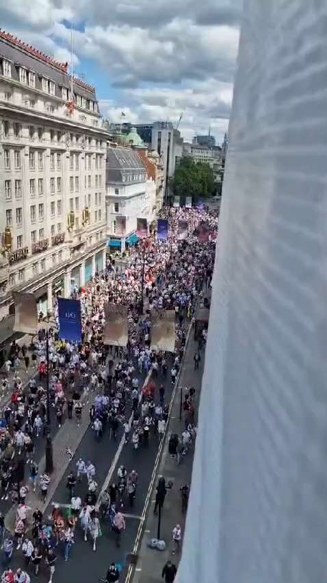 We came, we saw, we conquered.

On Saturday, 100,000 patriots marched through the streets of London,...