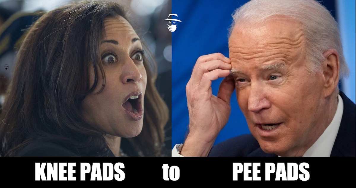 Knee Pads to Pee Pads - #KacklingKamala & #PedoJoe
