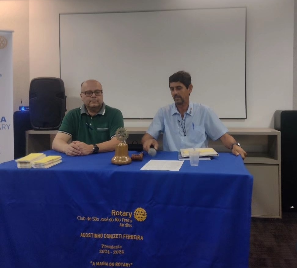 Texto do Rotary Club de São José do Rio Preto - Jardins:

No dia 06/08 /24 ocorreu mais uma reunião ...