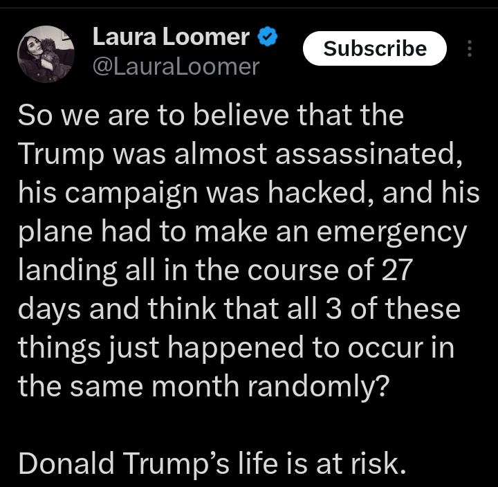 Protect him at all costs!
💪🏻🇺🇸🦅💪🏻🇺🇸🦅🇺🇸💪🏻🇺🇸🦅💪🏻🇺🇸🦅 

