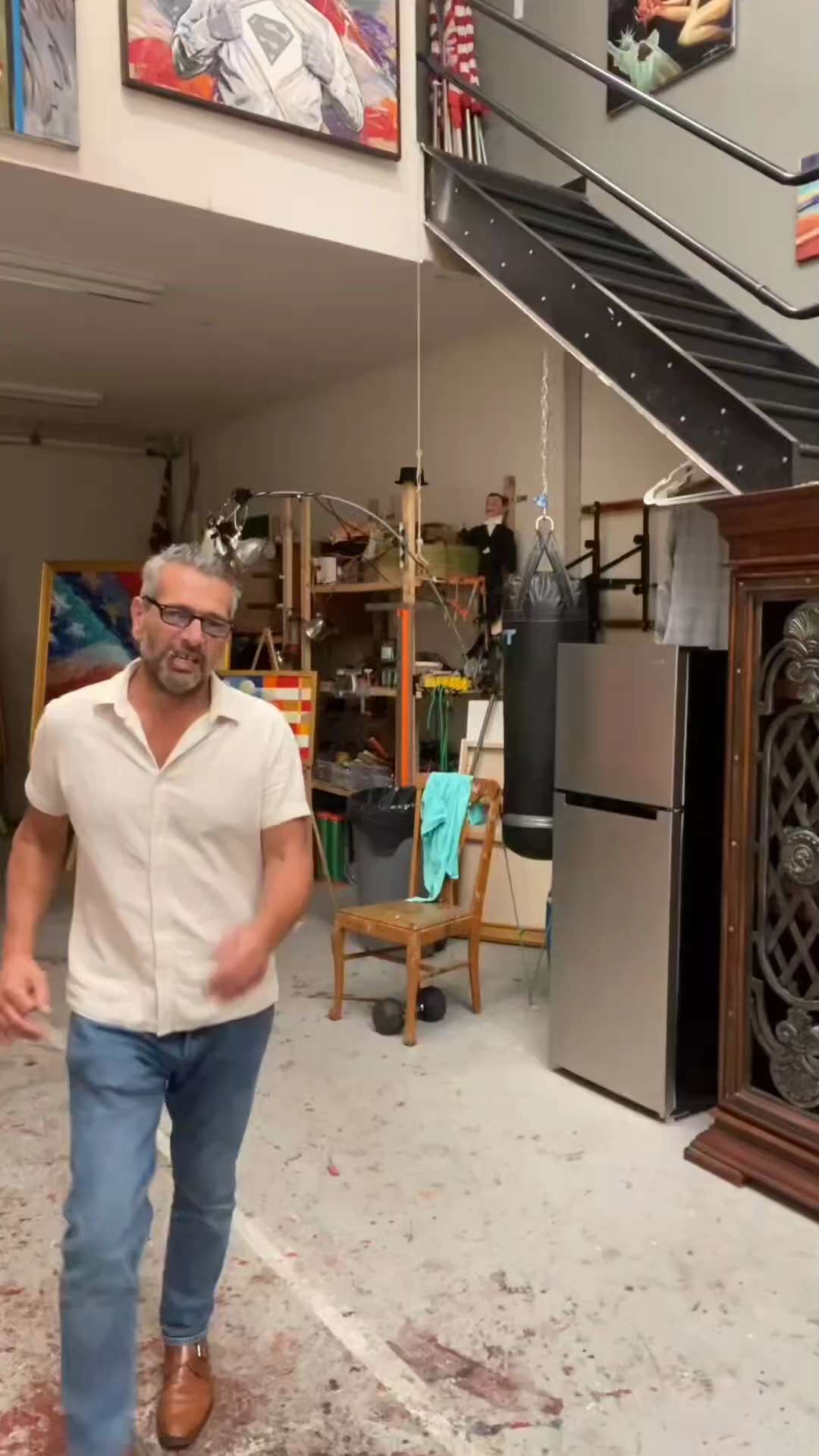 He seems a tad pissed off..😅😂🤣 

