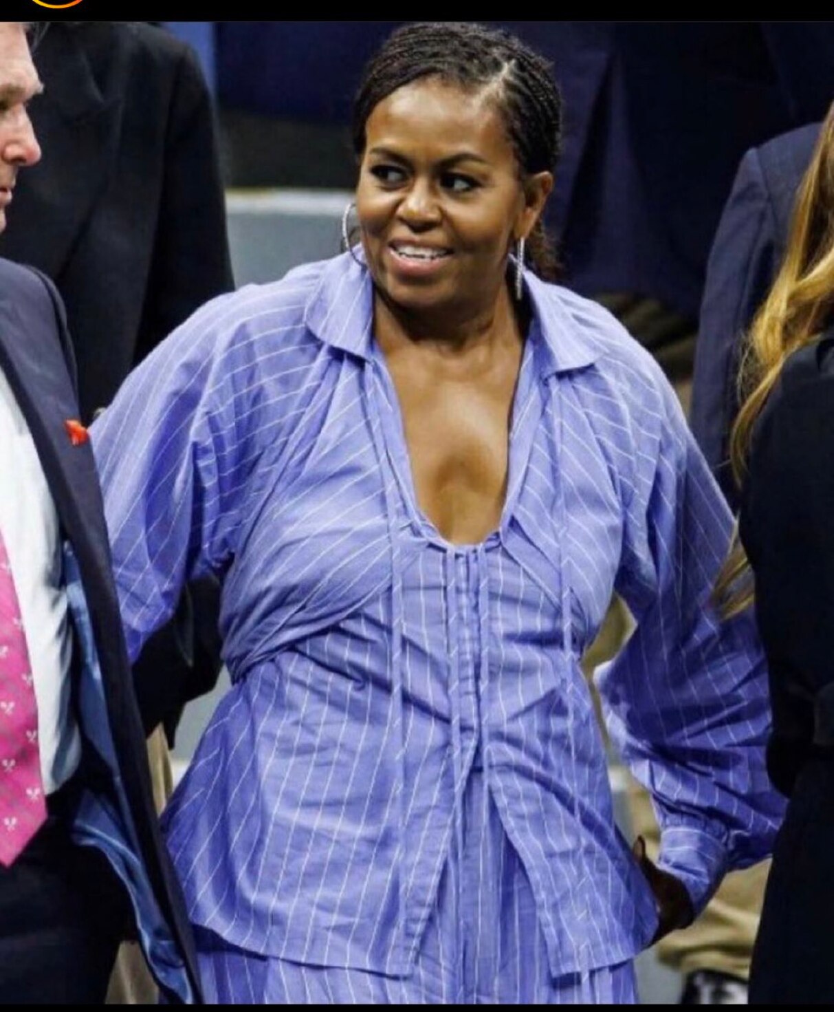 He wins the ‘ugliest dude’ contest.