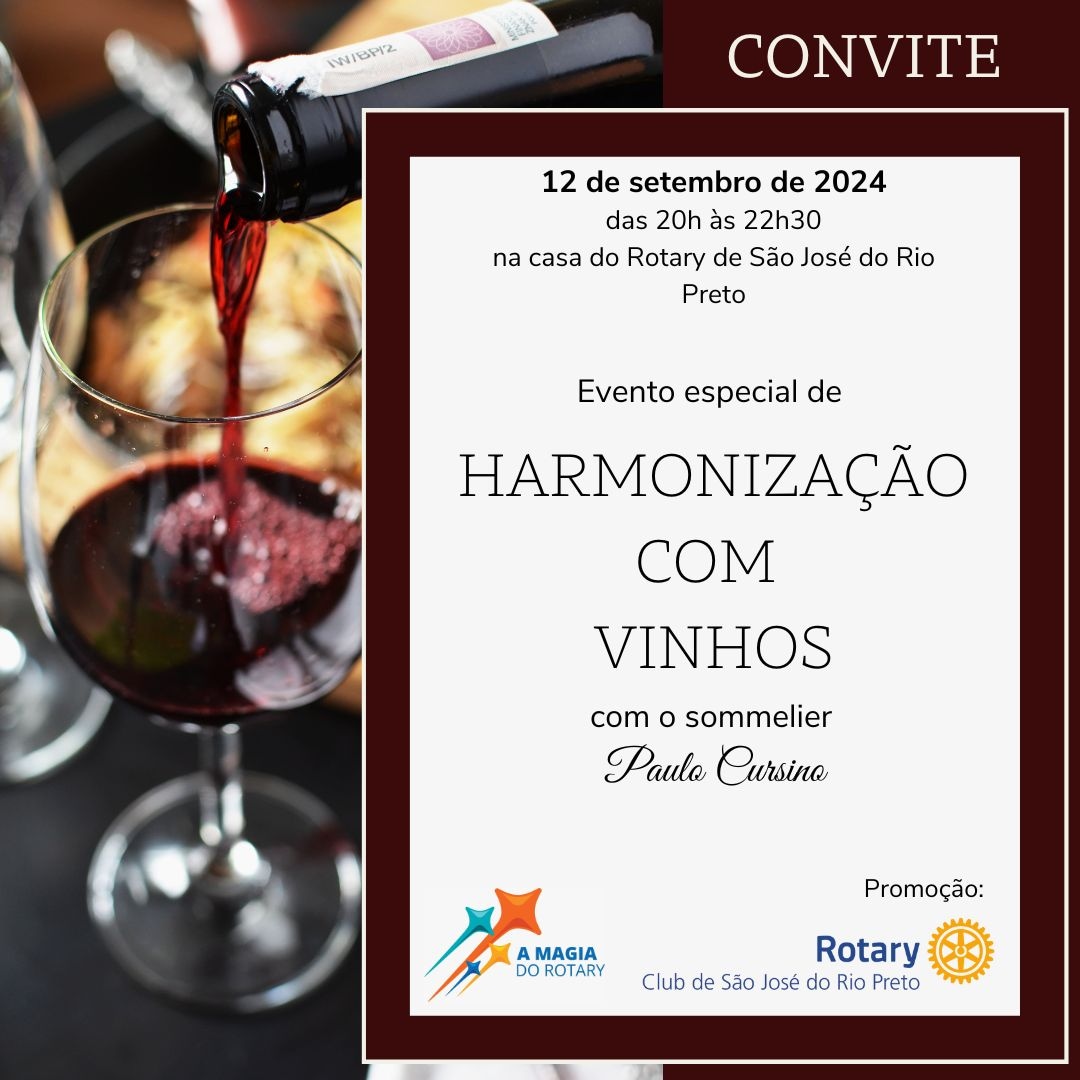 O Rotary Club de São José do Rio Preto tem um convite muito especial para você!

No dia 12 de setemb...