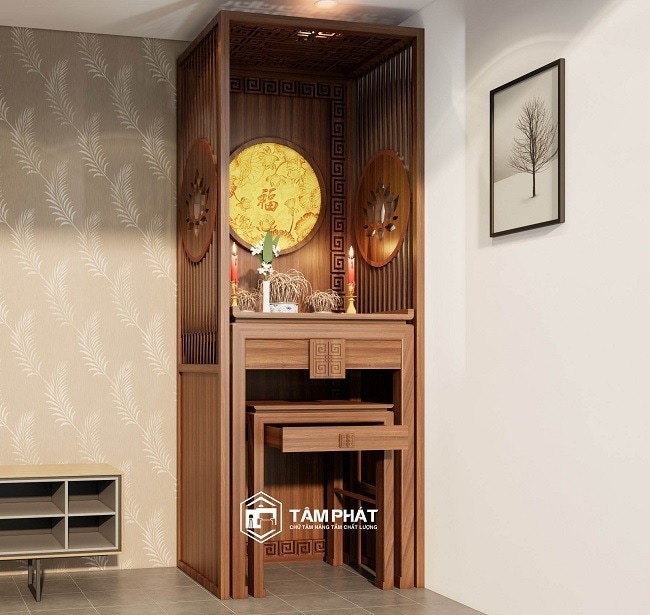 Quý khách đang tìm kiếm một mẫu bàn thờ chung cư vừa bền đẹp, vừa tiết kiệm diện tích và đạt chuẩn m...