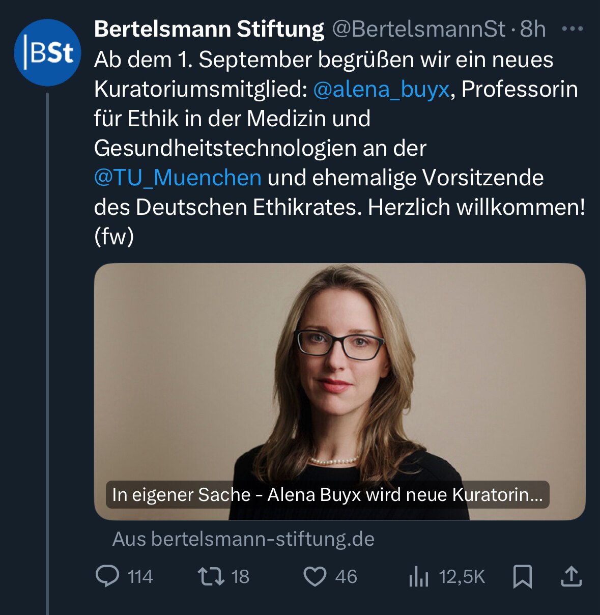 Da gehört sie hin.

t.me/Rosenbusch