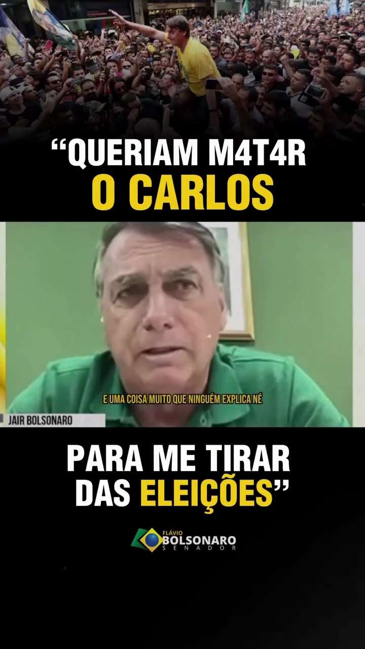 🚨🚨🚨GRAVE🚨🚨🚨🚨🚨🚨
O militante de extrema-esquerda, Adélio Bispo, ex-filiado do PSOL, queria matar Carlos Bolsonaro e tinha informações privilegiadas. O óbvio nessa história toda é que tem um mandante.  Um mandante que nunca acharam. Fica as perguntas: quem mandou matar Carlos? Quem mandou matar Bolsonaro?

Canal Telegram 
https://t.me/freedomnewsforyou 🇧🇷 

