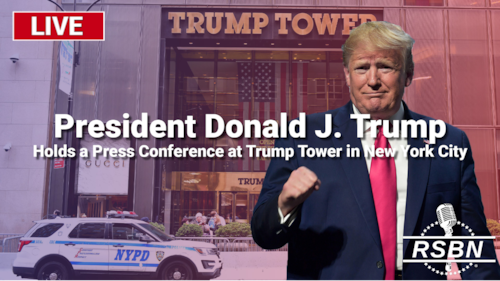 President Donald J. Trump, 45th President of the United States of America, will hold a press conference at Trump Tower in New York, New York on Friday, September 6, 2024, at 12:00PM EDT.

Tune in on RSBN starting at 10:30 a.m. ET.