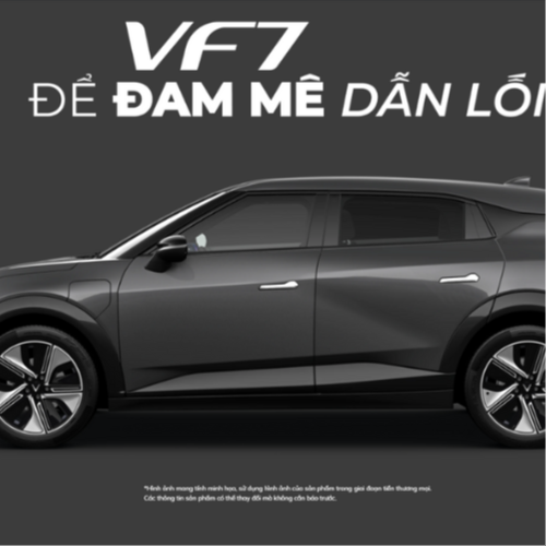 Website: https://shop.vinfastauto.com/vn_vi/dat-coc-xe-dien-vf7.html
"VF 7 là mẫu xe SUV điện hiện đại của VinFast, sở hữu thiết kế ấn tượng, công ngh
