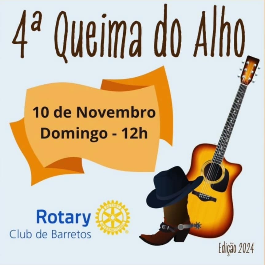 Texto do Rotary Club de Barretos:

Já reserva essa data para você participar de nossa tradicional Qu...