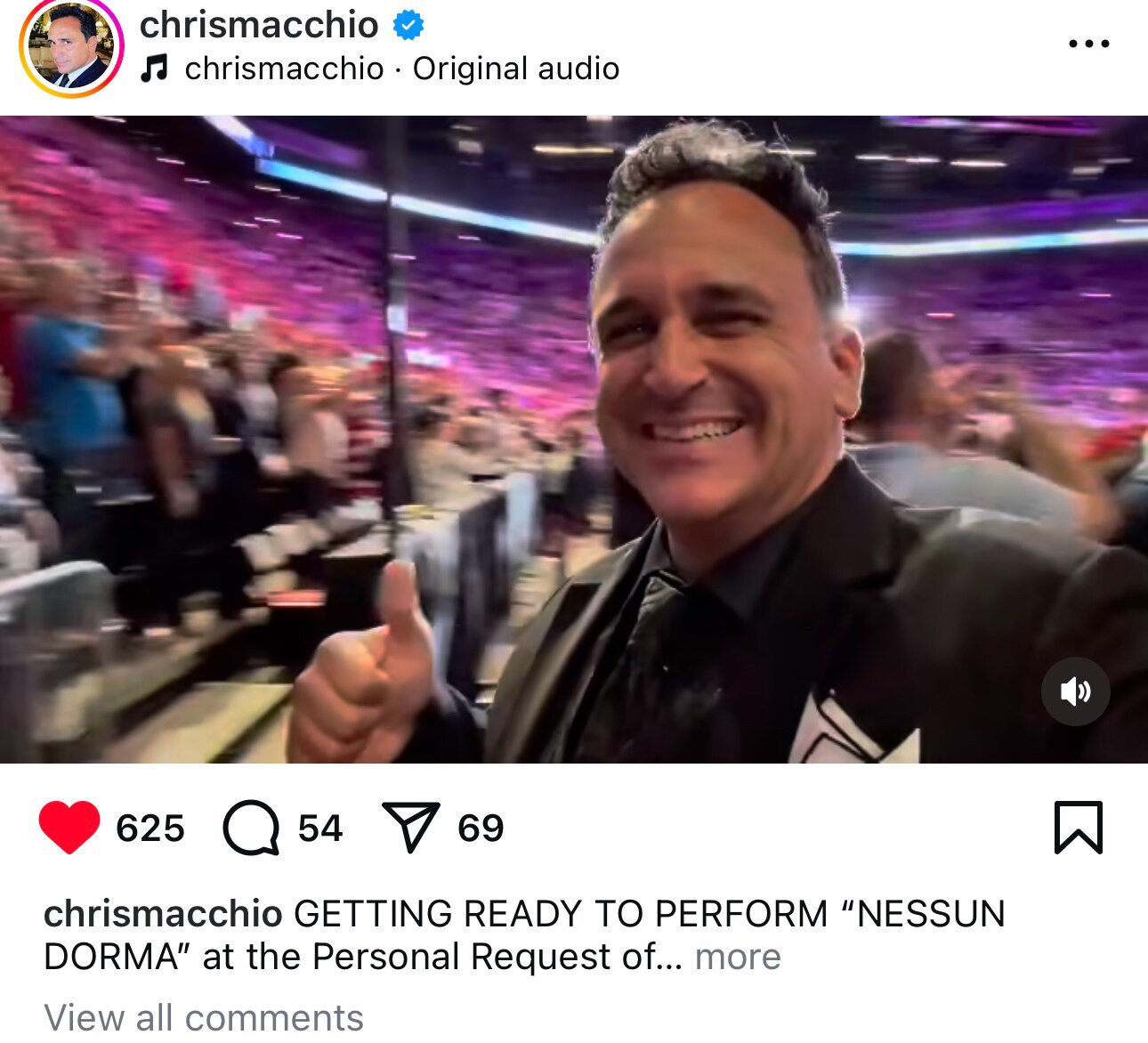 Curious about the crowd at Rally in NEW York yesterday?  The opera singer Chris shared a video on In...