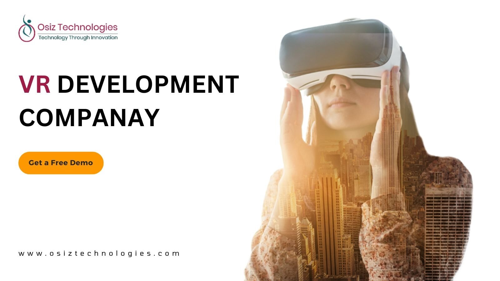 Explore limitless possibilities with #Osiz, a trusted VR Development Company. Our custom #VR solutio...
