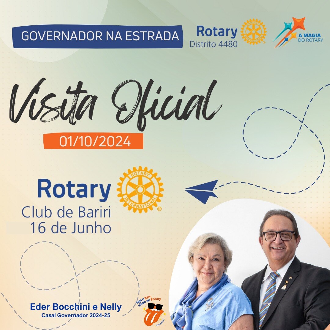 Nosso Casal Gov. Eder e Nelly Bocchini pegarão a estrada nos próximos dias para conhecer os clubes, ...