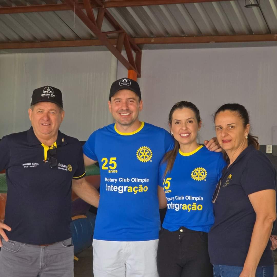 Texto do Gov. Indicado para a Gestão 2025-26 do Distrito 4480 - Brasilino Garcia:

Hoje estivemos na...