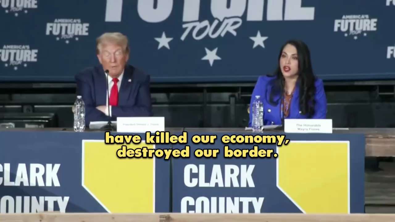 Latina Superstar Mayra Flores: "Let's make it clear to the Hispanic community that the Biden and Har...