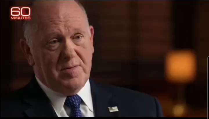 WiseEnough on GETTR : 60 Minutes Tried to Corner Tom Homan, But His Answer Was Epic