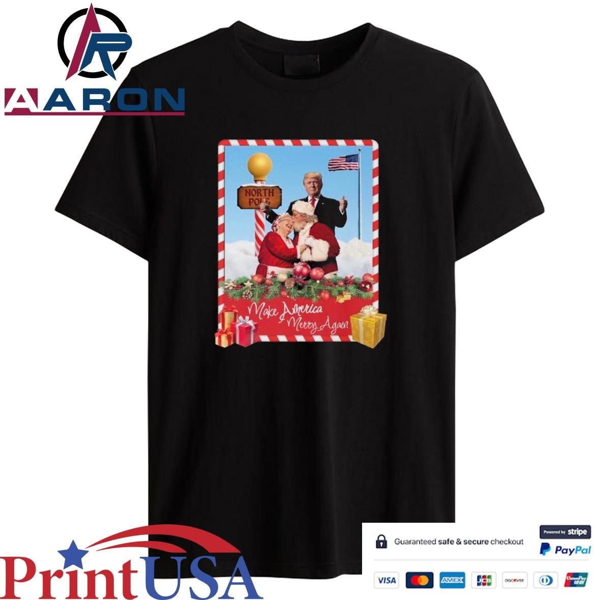 Original President Trump Santa And Mrs Claus Make America Merry Again Shirt
https://aaronshirt.com/p...
