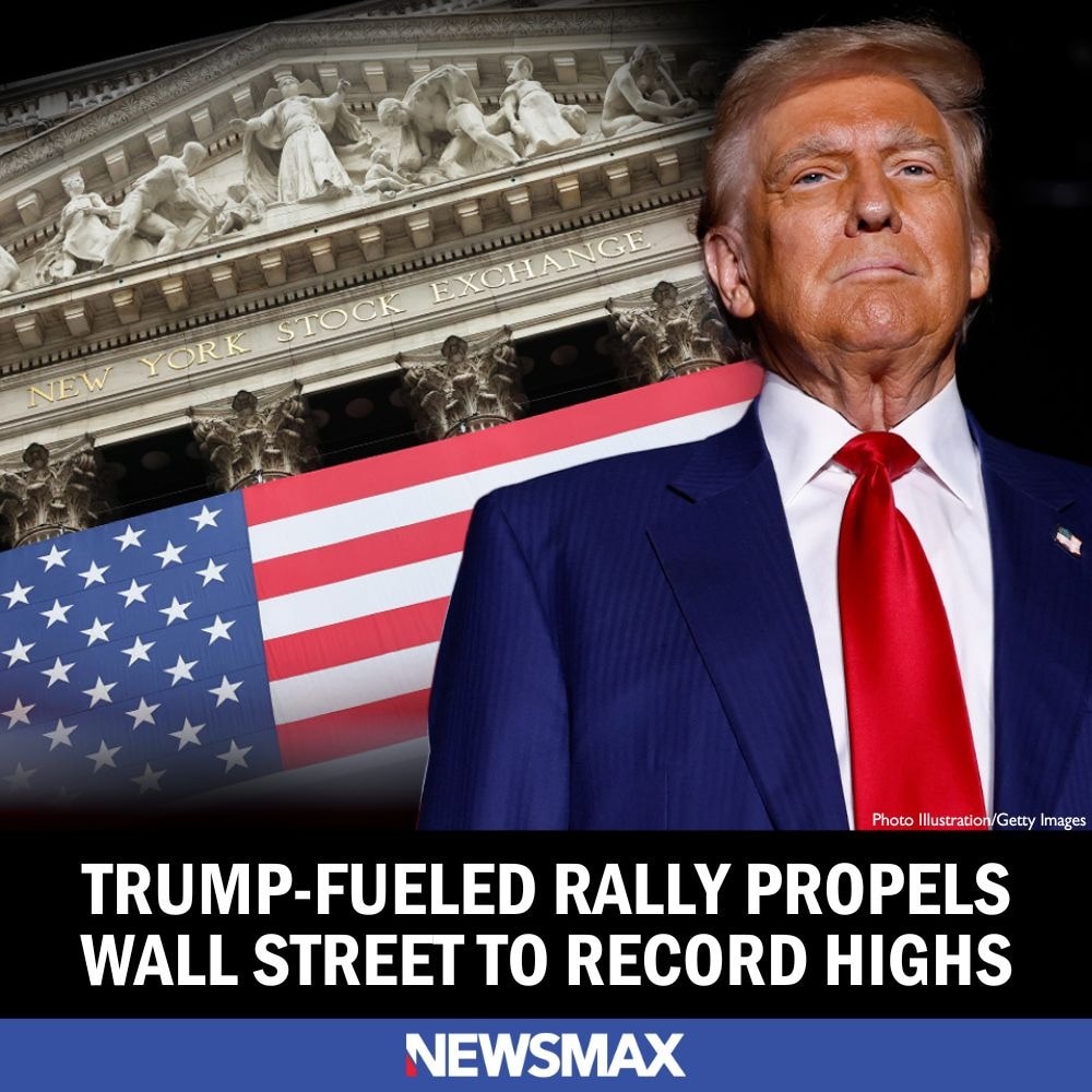 Wall Street's main indexes hit record highs Monday, extending post-election gains ahead of the next ...