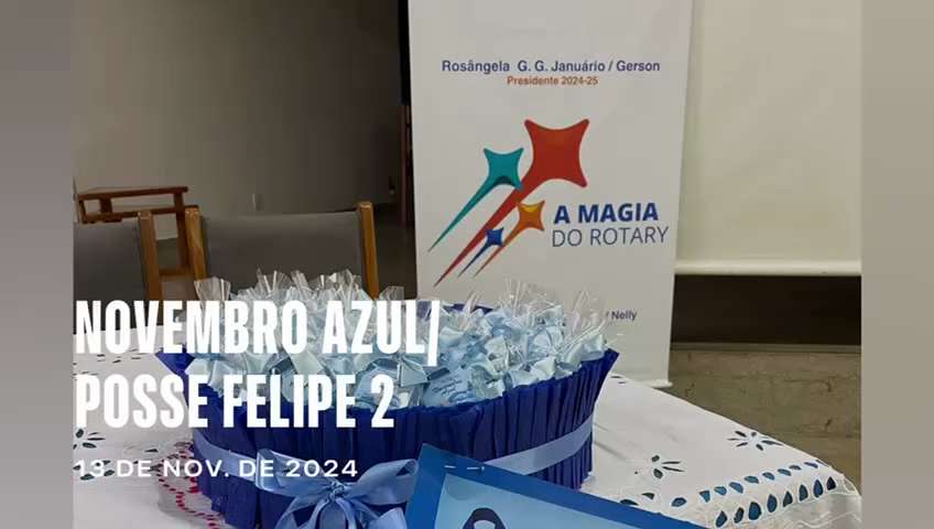 O Rotary Club de São José do Rio Preto - Novo Cinquentenário celebrou no dia 13.11.24 o MÊS NOVEMBRO...