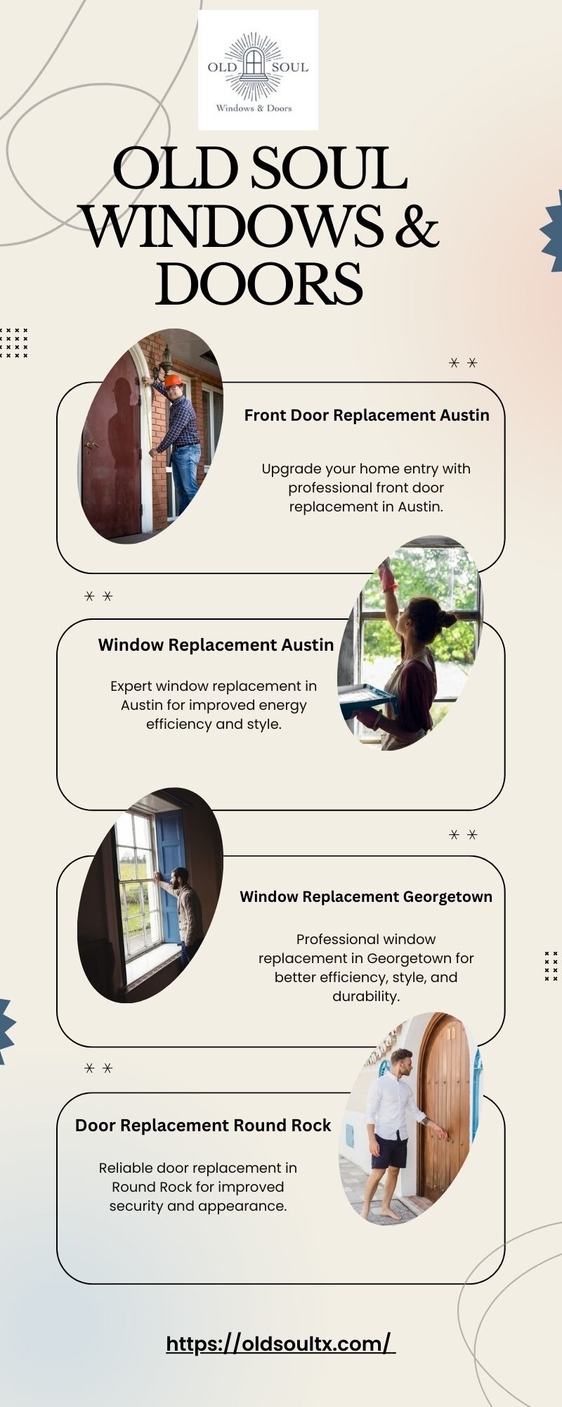 Door Replacement Austin | Old Soul Windows and Doors

Old Soul Windows & Doors specializes in door r...