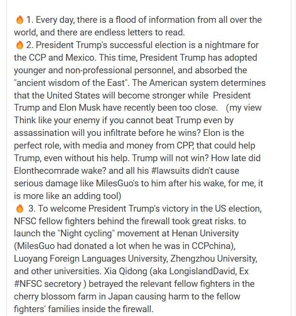 #milesGuo's lastest #call from #MDC 
Pls pay attention to his #words as per our #experience, we still learn a lot after years of reading because he cannot 