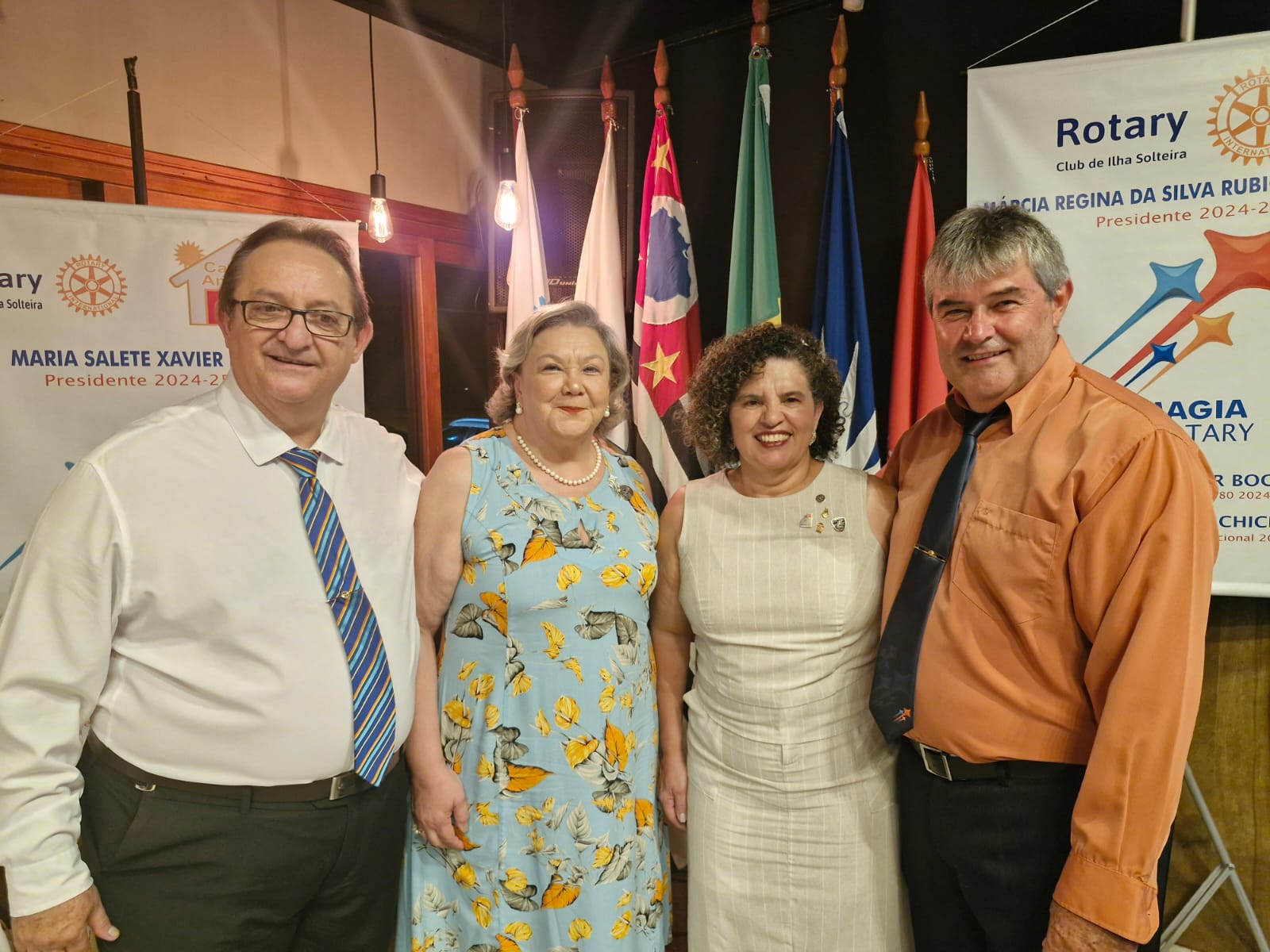 No dia 07/12 aconteceu a visita oficial do casal Gov. ao Rotary Club de Ilha Solteira e posse de nov...