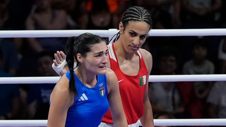BREAKING: #AngelaCarini wins #Italian women’s #boxing title months after losing to #BiologicalMale #ImaneKhelif at #Olympics 